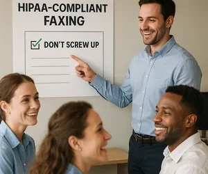 How to Train Staff on HIPAA-Compliant Faxing (Without Boring Them to Death)